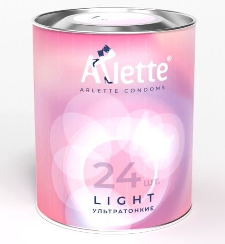 Ультратонкие презервативы Arlette Light - 24 шт. - Arlette - купить с доставкой в Ростове-на-Дону