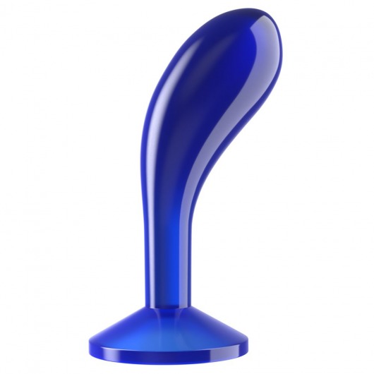 Синяя анальная втулка Flawless Clear Prostate Plug 6.0 - 15 см. - Lovetoy - в Ростове-на-Дону купить с доставкой